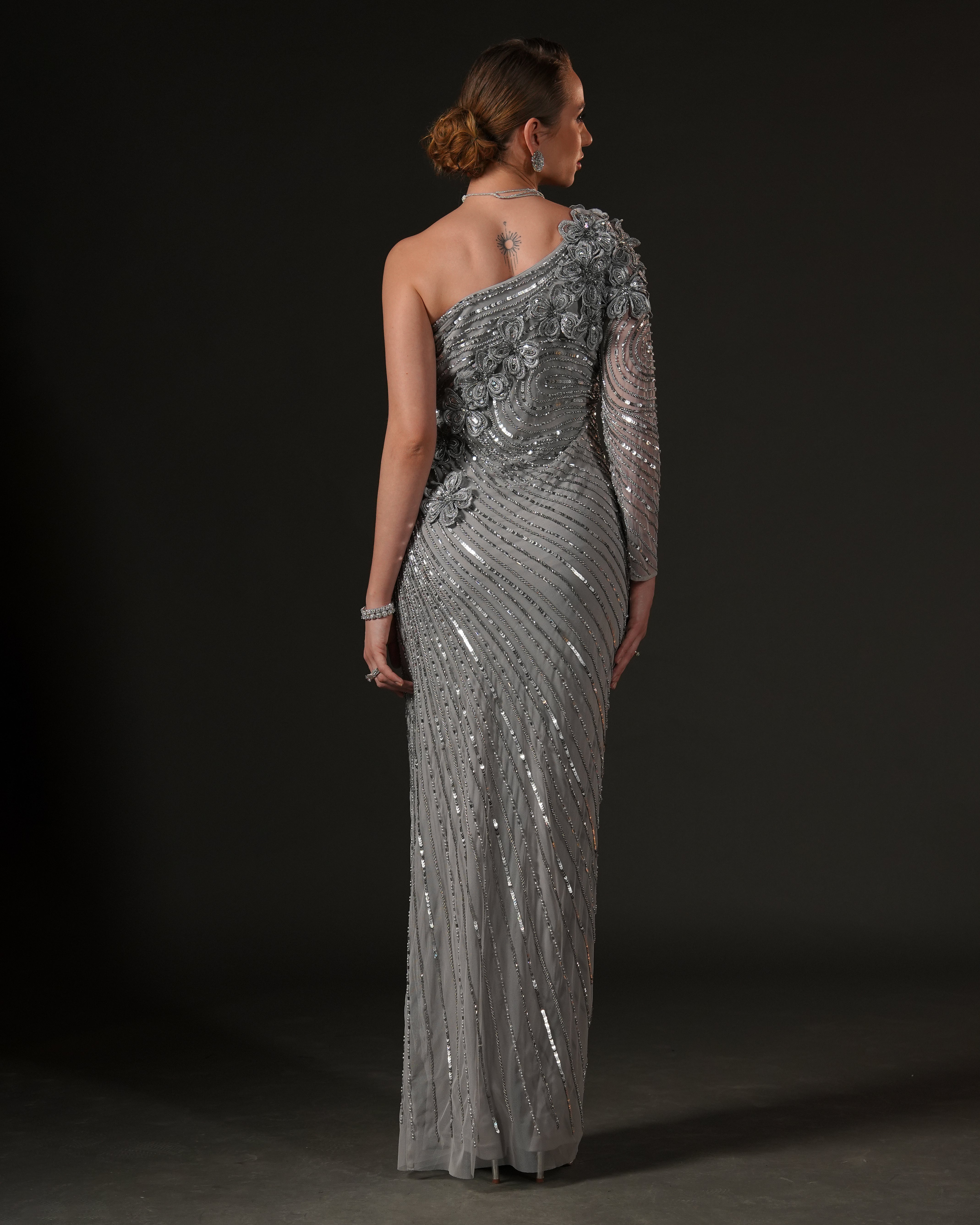 Silver heirloom Gown