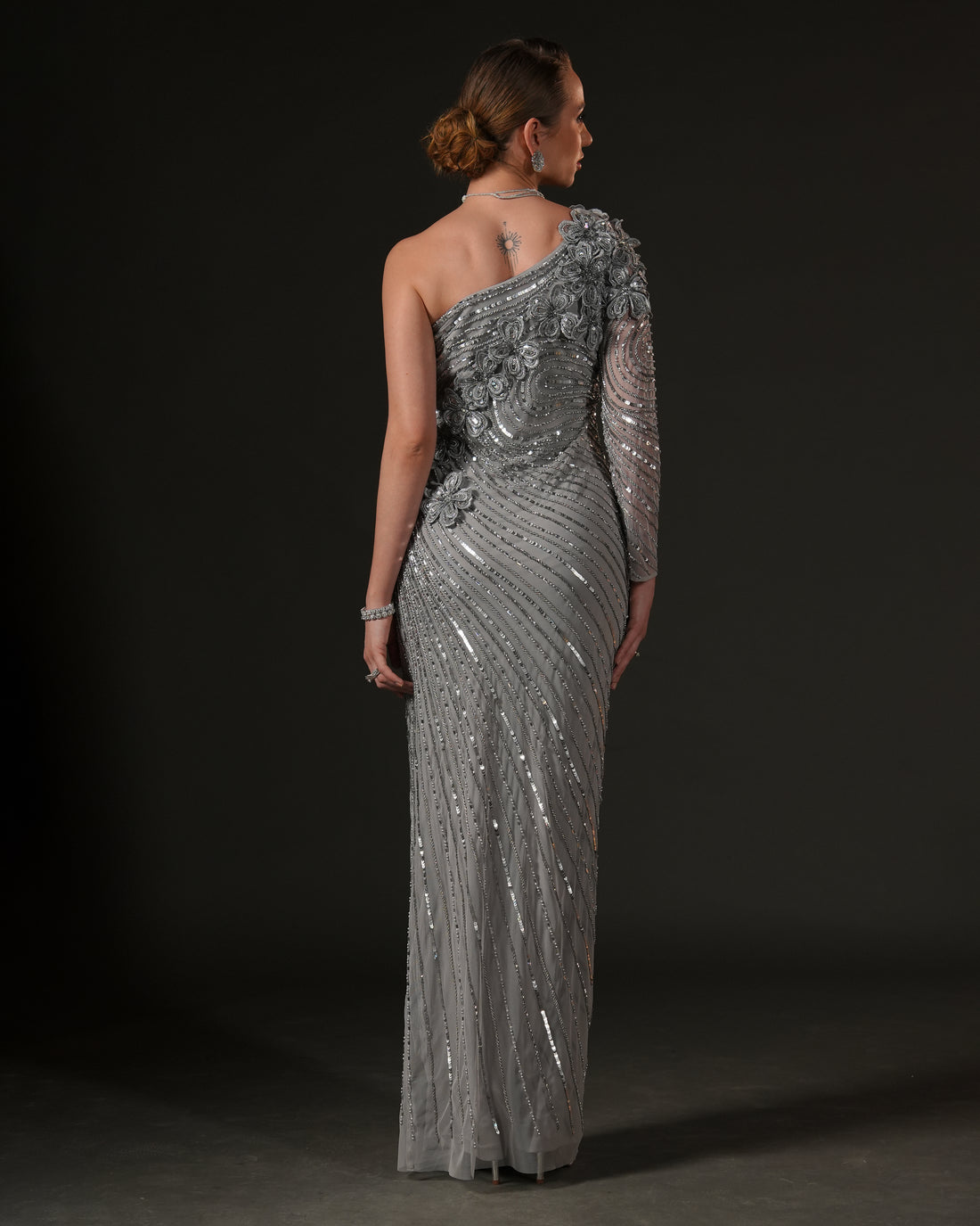 Silver heirloom Gown