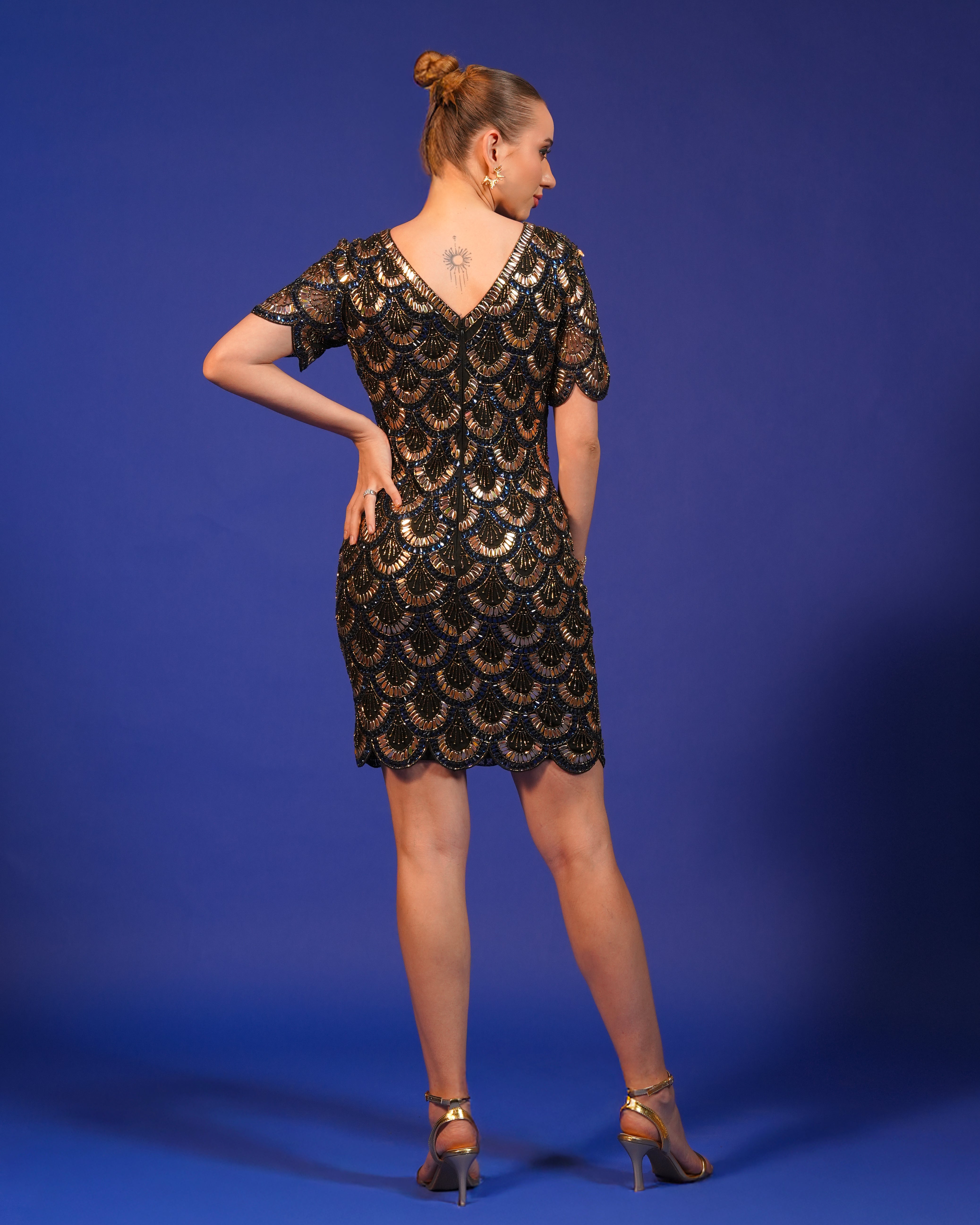 Gildered Arc Dress