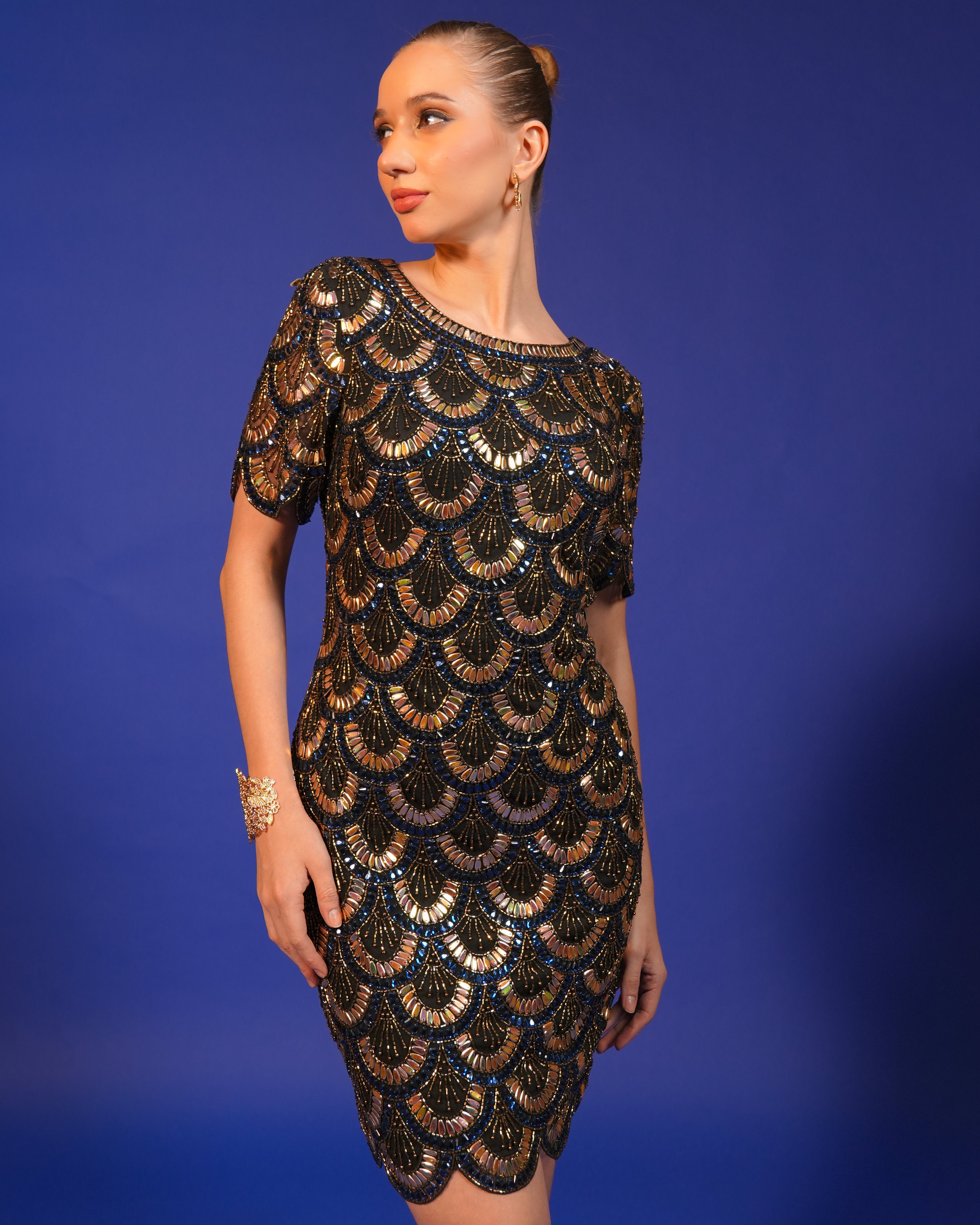 Gildered Arc Dress
