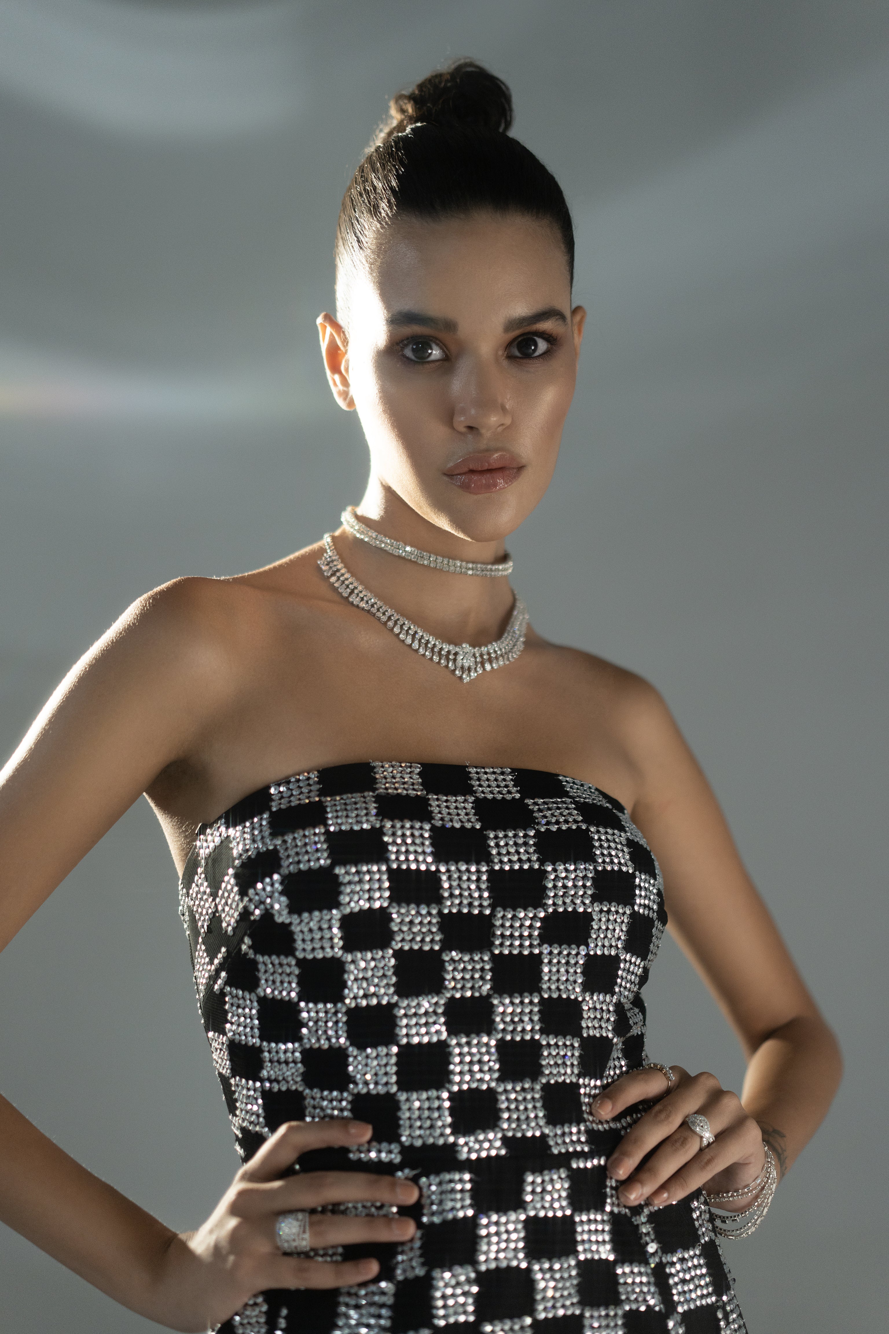 Dominique Strapless Gown