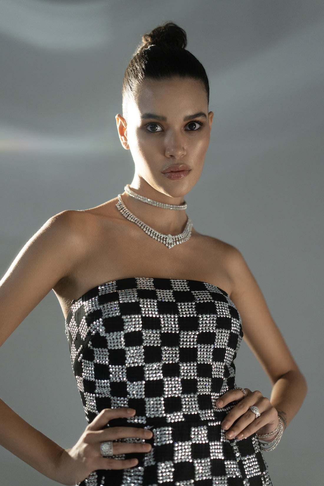 Dominique Strapless Gown