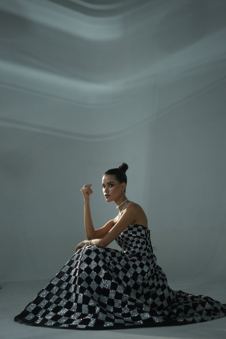 Dominique Strapless Gown