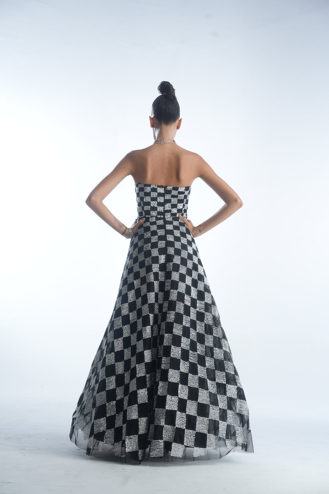 Dominique Strapless Gown