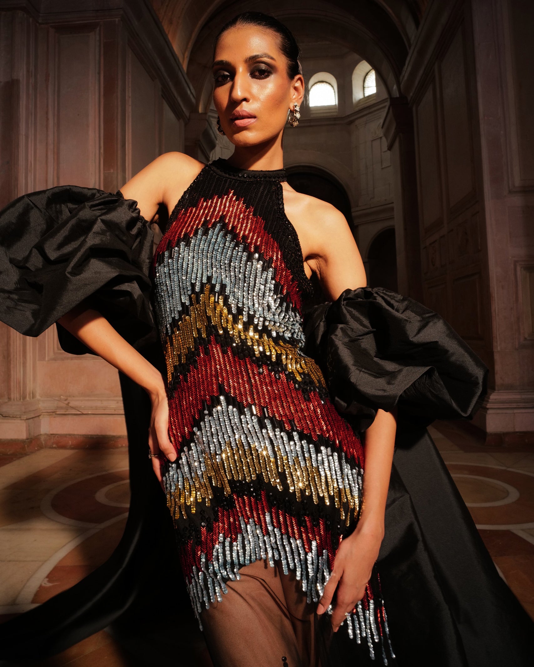 Pryzm Sheer Gown