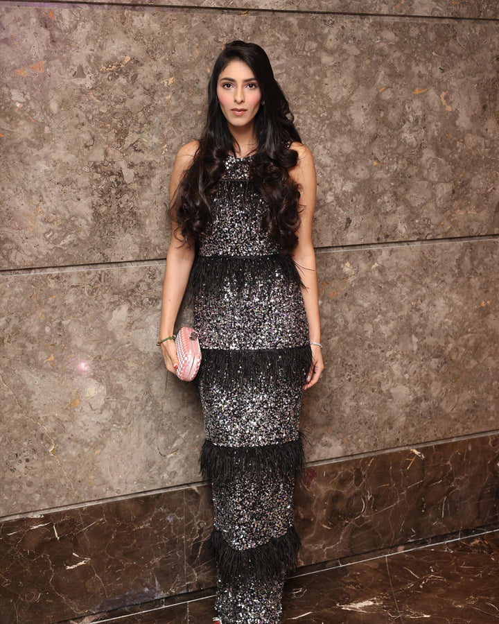 Akshita Gosain in Kendal Fringe Gown